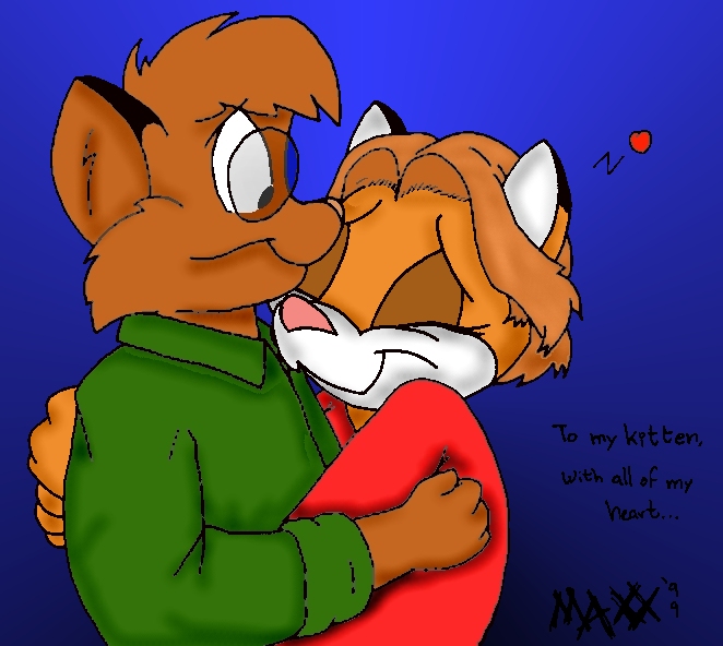 Maxx and kis Kitten